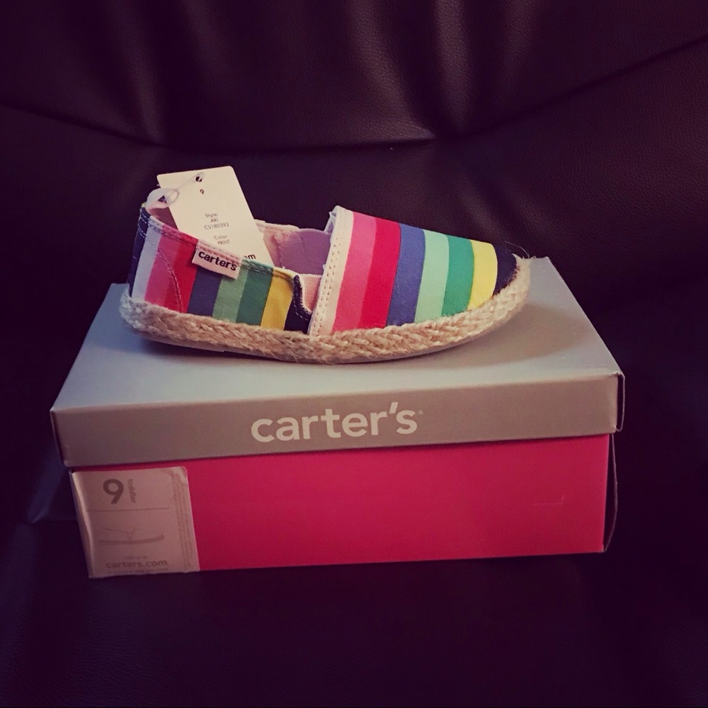 Toddler Girls size 9 espadrilles (Carters)